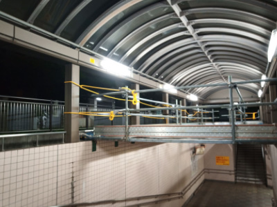 地下連絡通路施工状況